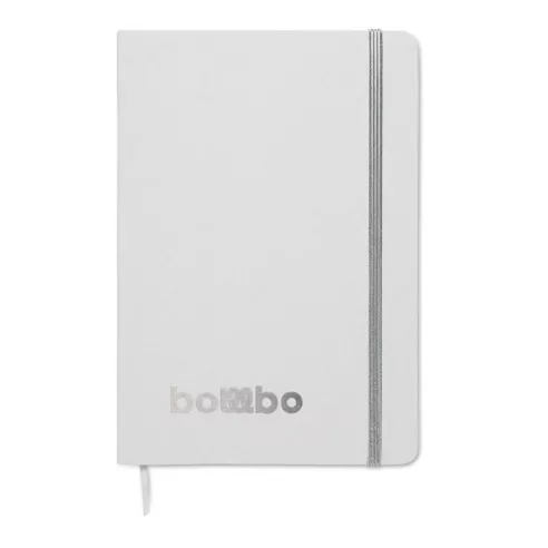 Libreta A5 con tapa de cartón ROUTE WHITE