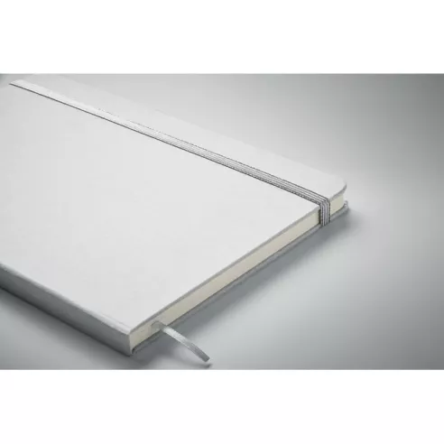 Libreta A5 con tapa de cartón ROUTE WHITE