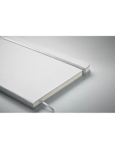 Libreta A5 con tapa de cartón ROUTE WHITE