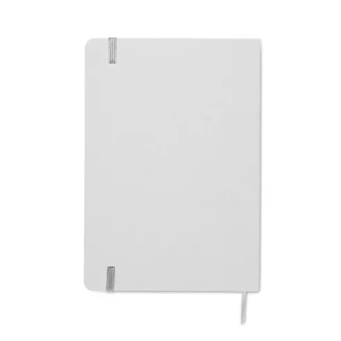 Libreta A5 con tapa de cartón ROUTE WHITE