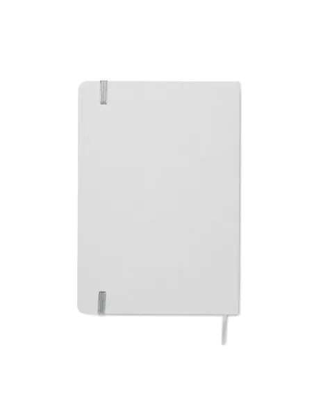 Libreta A5 con tapa de cartón ROUTE WHITE