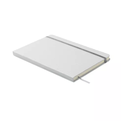 Libreta A5 con tapa de cartón ROUTE WHITE