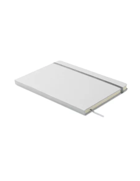 Libreta A5 con tapa de cartón ROUTE WHITE