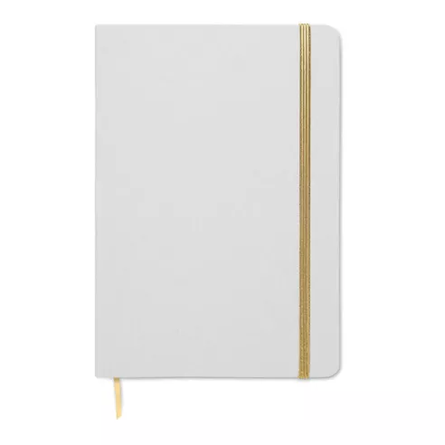Libreta A5 con tapa de cartón ROUTE WHITE