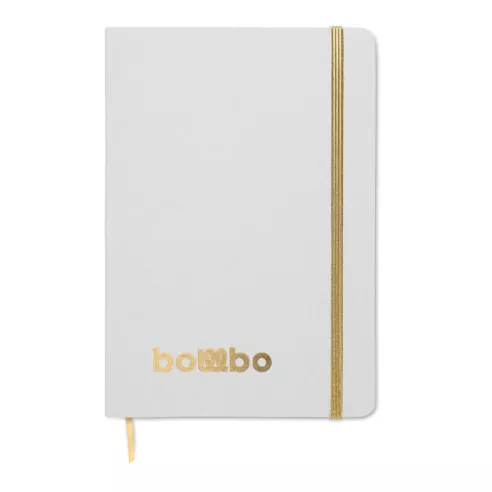 Libreta A5 con tapa de cartón ROUTE WHITE