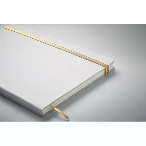 Libreta A5 con tapa de cartón ROUTE WHITE