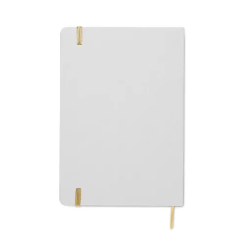 Libreta A5 con tapa de cartón ROUTE WHITE