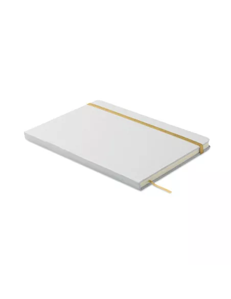Libreta A5 con tapa de cartón ROUTE WHITE