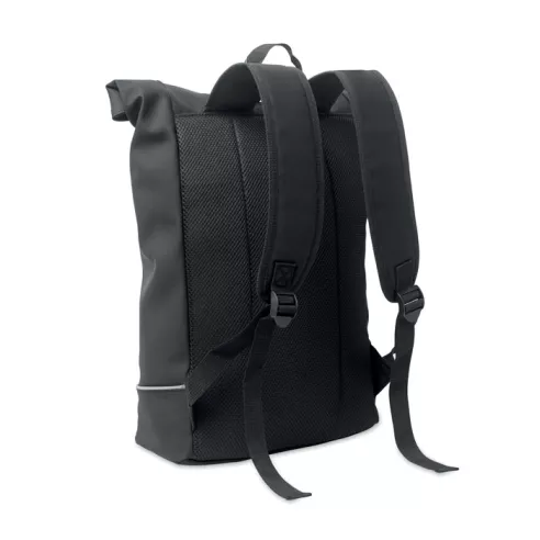 Laptop 15" roll top PU backpack LAPTOSA