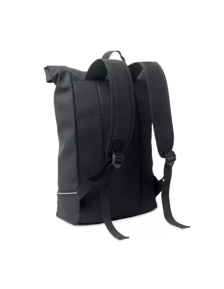 Laptop 15" roll top PU backpack LAPTOSA