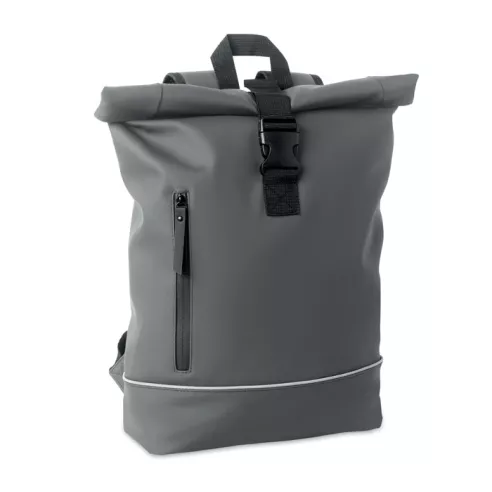 Laptop 15" roll top PU backpack LAPTOSA