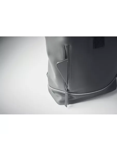 Laptop 15" roll top PU backpack LAPTOSA
