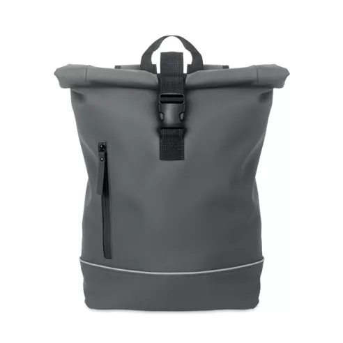 Laptop 15" roll top PU backpack LAPTOSA