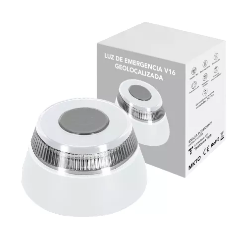 Luz V16 homologada con geolocalización personalizable