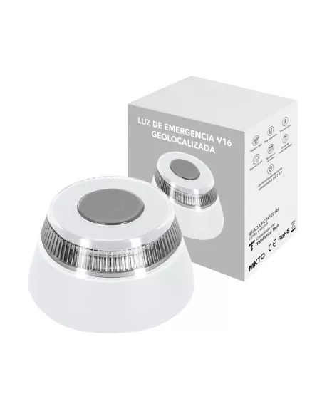 Luz V16 homologada con geolocalización personalizable