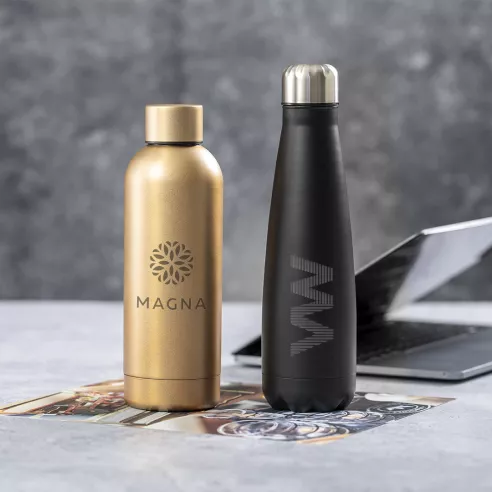 Botella Herilox personalizada 630 ml en acero inox mate