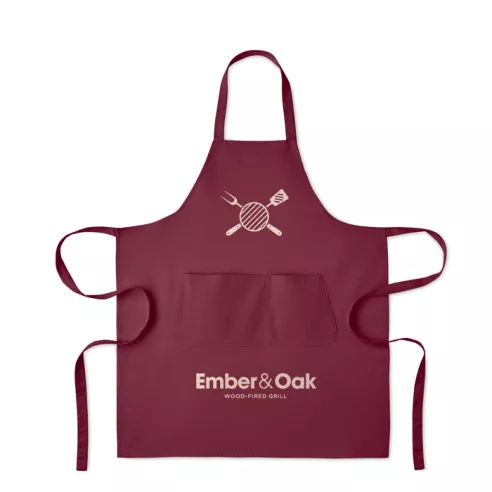 Organic cotton apron 240 gr/m² GAMMA