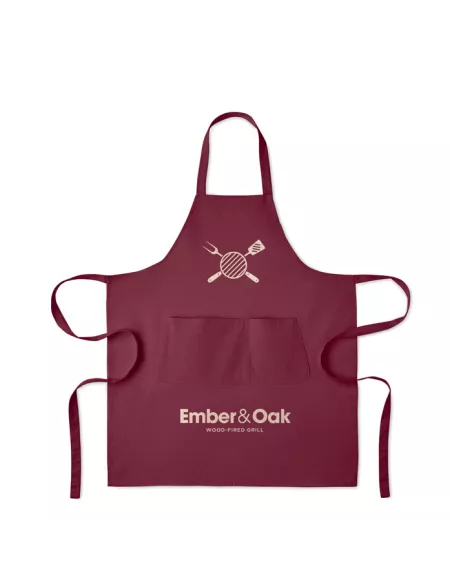 Organic cotton apron 240 gr/m² GAMMA