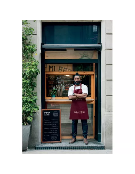 Organic cotton apron 240 gr/m² GAMMA