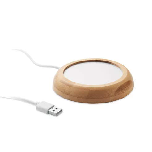 Bamboo mug warmer with USB MUGLET