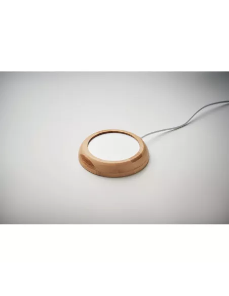 Bamboo mug warmer with USB MUGLET