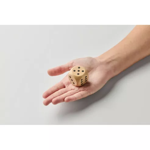 Schima wooden dice 3cm dia DADIN