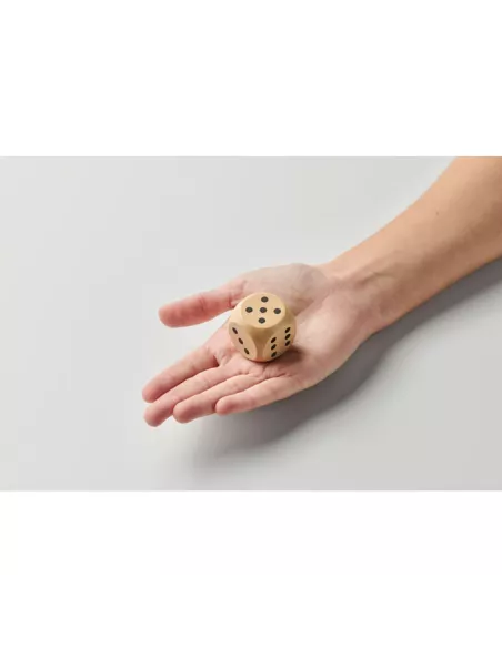 Schima wooden dice 3cm dia DADIN