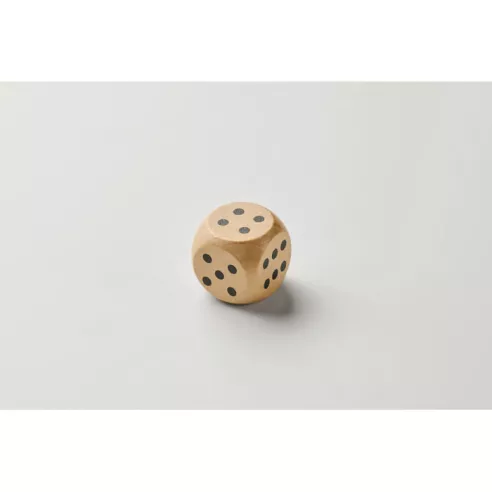 Schima wooden dice 3cm dia DADIN