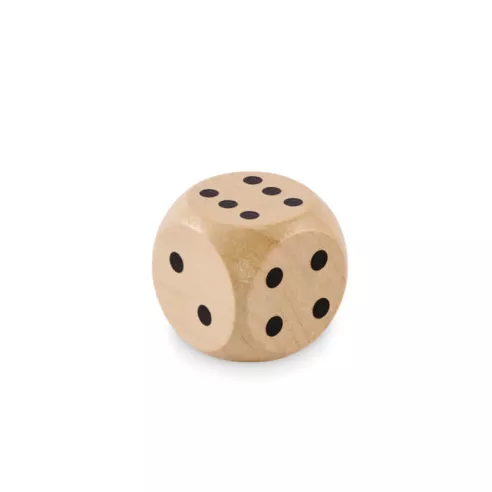 Schima wooden dice 3cm dia DADIN