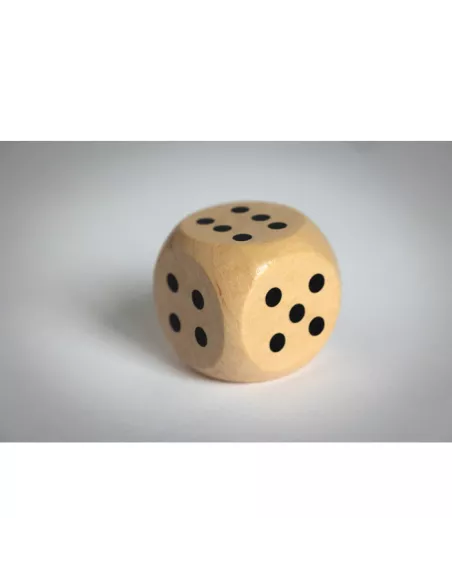 Schima wooden dice 3cm dia DADIN
