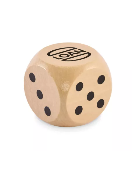 Schima wooden dice 5cm dia DADO