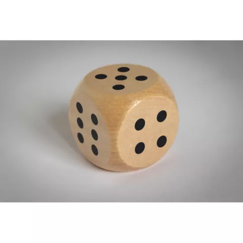 Schima wooden dice 5cm dia DADO