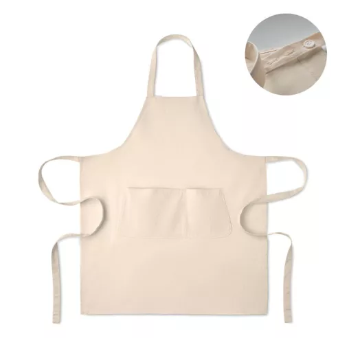 Organic cotton apron 240 gr/m² GAMMA COLOUR
