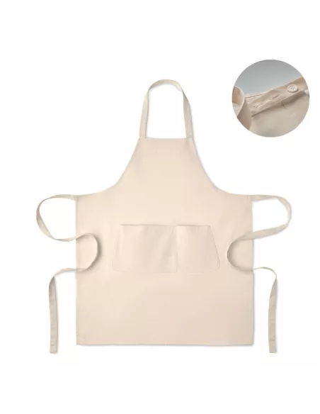 Organic cotton apron 240 gr/m² GAMMA COLOUR
