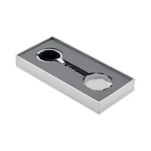 Glass round award key ring ROUNDWARD