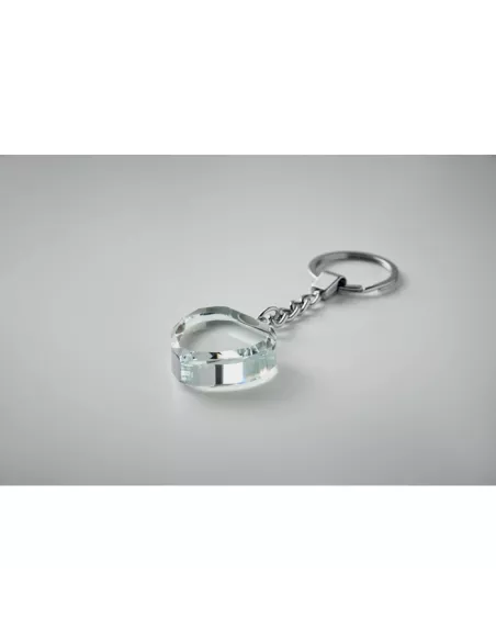 Glass heart award key ring HEARTWARD