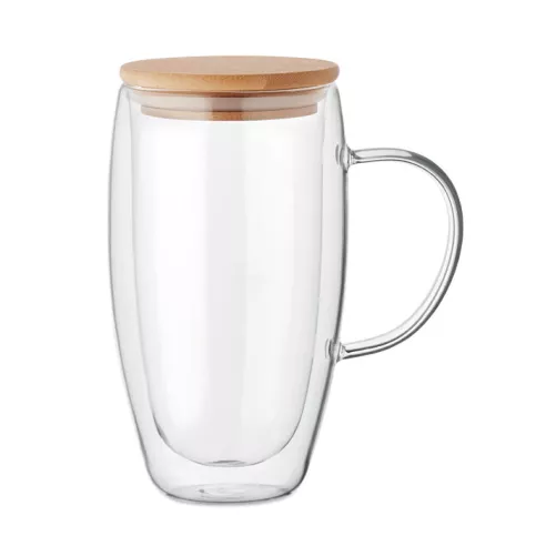 Double wall glass mug 450ml EXISTING NAME