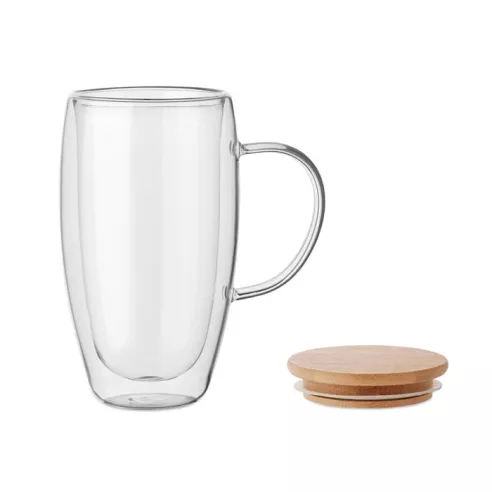 Double wall glass mug 450ml EXISTING NAME