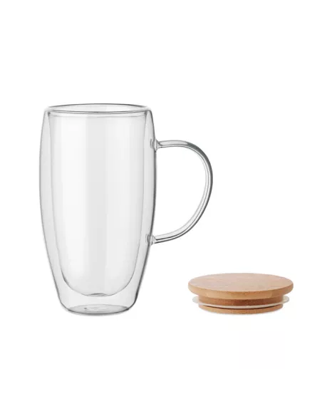 Double wall glass mug 450ml EXISTING NAME