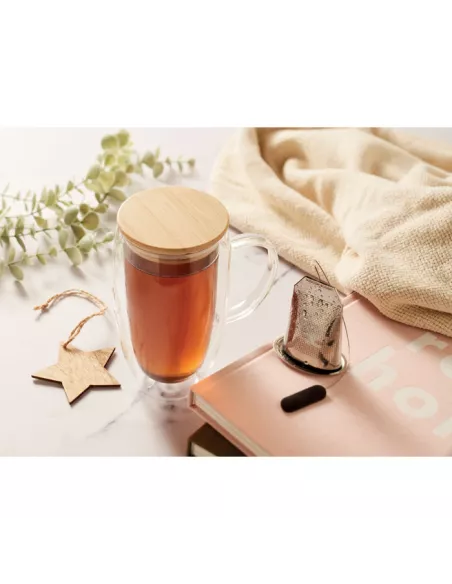 Double wall glass mug 450ml EXISTING NAME