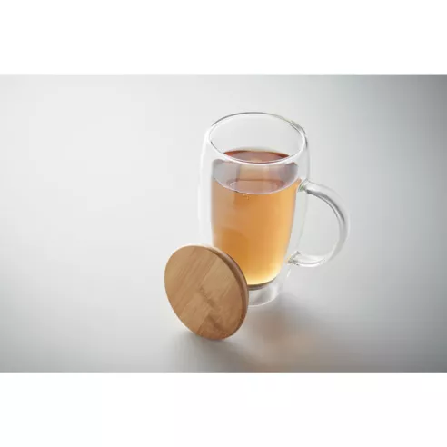 Double wall glass mug 450ml EXISTING NAME