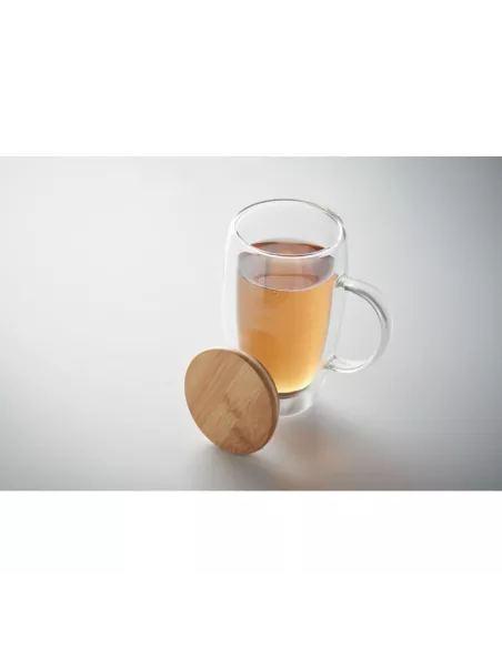 Double wall glass mug 450ml EXISTING NAME