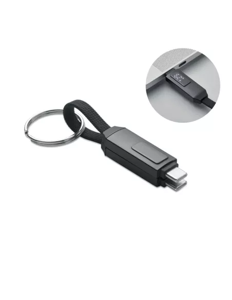 60W charging cable keyring KEYSTO