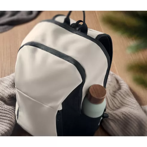 15" soft PU laptop backpack KOROVIN