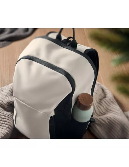 15" soft PU laptop backpack KOROVIN