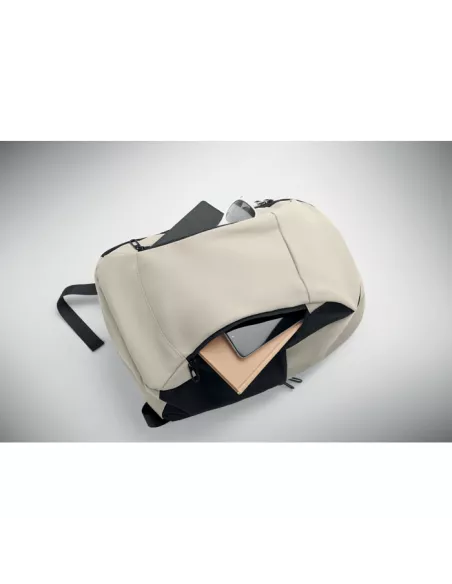15" soft PU laptop backpack KOROVIN