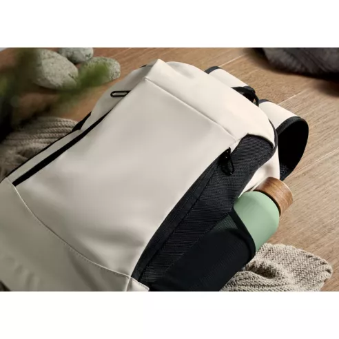 15" soft PU laptop backpack KOROVIN