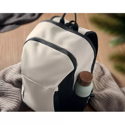 15" soft PU laptop backpack KOROVIN