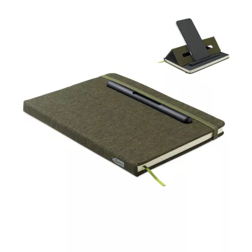 A5 notebook with phone holder RINBOOK