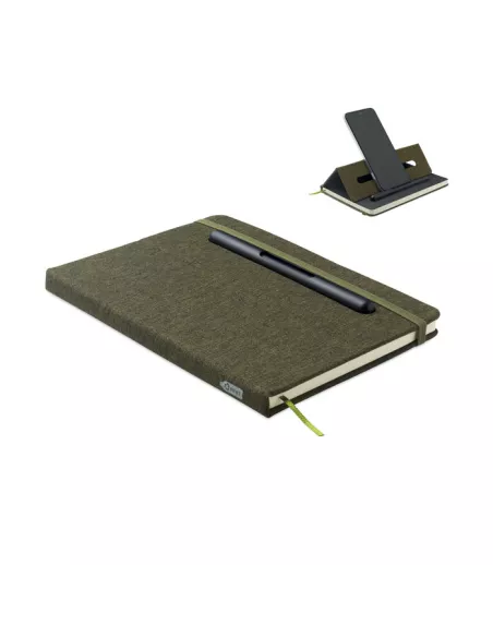 A5 notebook with phone holder RINBOOK